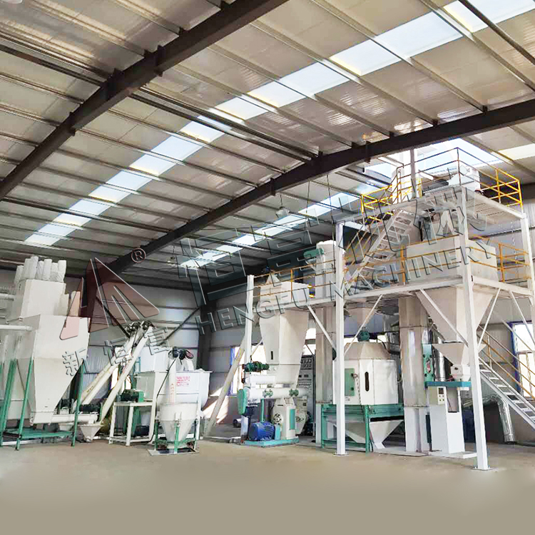 內蒙（méng）古（gǔ）鄂托克（kè）旗304草粉（fěn）顆粒飼料機組